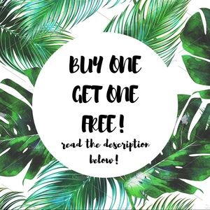 BIG SALE!!!! BUY ONE GET ONE FREE!!